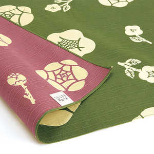 三陽商事 風呂敷 ランチクロス お弁当 50cm 中巾 京の両面おもてなし 薔薇 グリーン フロシキランチクロスオベント
