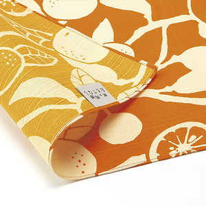 三陽商事 風呂敷 ランチクロス お弁当 50cm 中巾 京の両面おもてなし 橙 オレンジ フロシキランチクロスオベント