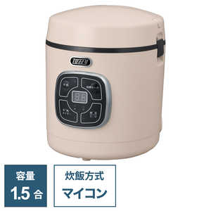 ラドンナ TOFFY 炊飯器 1.5合 Toffyマイコン炊飯器 SHELL PINK SP KRC2