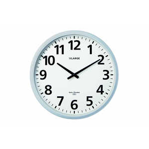 ＜コジマ＞ キングジム 電波掛時計ザラ-ジ 省電力・防滴型 GDKB001