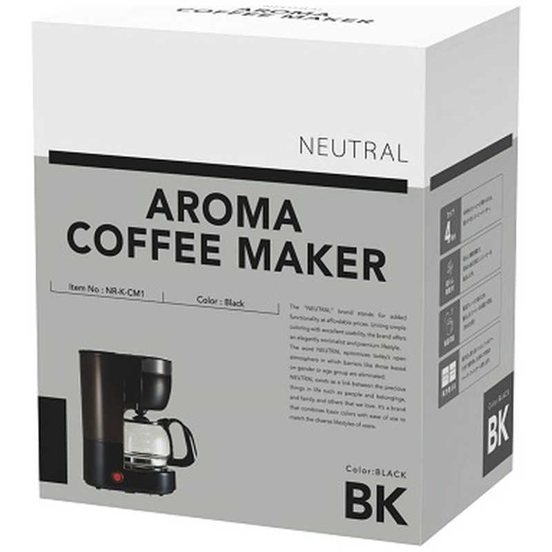 ラドンナ ラドンナ アロマコーヒーメーカー NEUTRAL NR-K-CM1(BK) NR-K-CM1(BK)