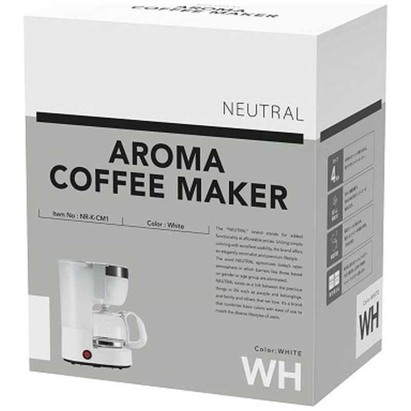 ラドンナ ラドンナ アロマコーヒーメーカー NEUTRAL NR-K-CM1(WH) NR-K-CM1(WH)