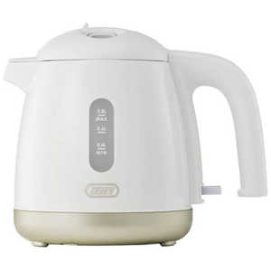 ラドンナ 給湯ロック付き電気ケトル Toffy ［0.8L］ パンナホワイト KHKT1