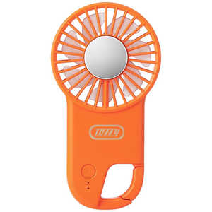 ラドンナ 薄型ひんやりアイスファン 充電式 Toffy ヴィブラントオレンジ HFN2-VOR ラドンナ 薄型ひんやりアイスファン 充電式 Toffy ヴィブラントオレンジ HFN2-VOR