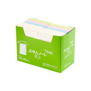 ハピラ 再生紙ふせんノートミニ 75x50mm100枚x10冊 Y4PBG2 P7550 ハピラ 再生紙ふせんノートミニ 75x50mm100枚x10冊 Y4PBG2 P7550