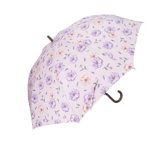 宮嶋 amusant sous la pluie 大きな長傘 65cm フローラルパープル MY65BJ 宮嶋 amusant sous la pluie 大きな長傘 65cm フローラルパープル MY65BJ