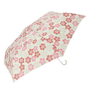 宮嶋 amusant sous la pluie 耐風折りたたみ傘 55cm 14540.ストライプフラワーレッド 3MYTAIFUMINI55 宮嶋 amusant sous la pluie 耐風折りたたみ傘 55cm 14540.ストライプフラワーレッド 3MYTAIFUMINI55