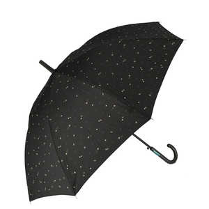 宮嶋 amusant sous la pluie 60cm 耐風長傘 10mm 17110.スターダスト ブラック MYTAIFU10 宮嶋 amusant sous la pluie 60cm 耐風長傘 10mm 17110.スターダスト ブラック MYTAIFU10
