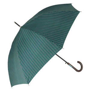 宮嶋 amusant sous la pluie 60cm 耐風長傘 10mm 27500.縦ストライプ モスグリーン MYTAIFU10 宮嶋 amusant sous la pluie 60cm 耐風長傘 10mm 27500.縦ストライプ モスグリーン MYTAIFU10