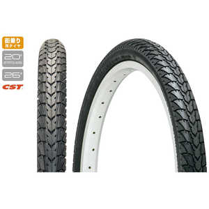 GIZAPRODUCTS 自転車用タイヤ C-1446(20x1.95) ブラック TIR29501