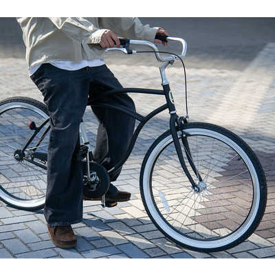 m*o様 ビーチクルーザー 自転車 ブラック 楽天市場】自転車 通販 KB 24KB-1SP マットブラック 24インチ