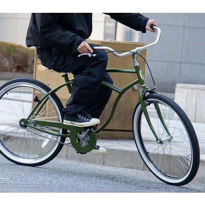 コジマックス CYCLES ビーチクルーザー DRK GRN 【組立商品につき返品不可