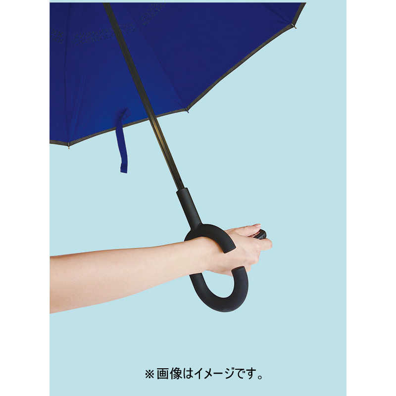 クラックス クラックス 【傘】リバースアンブレラ 60cm(ボーダー柄) 31402 ボｰダｰ 31402 ボｰダｰ