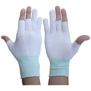 ウインセス WINCESS インナー手袋 ナイロンインナー手袋 3本指切りタイプ Sサイズ 10双入 WH3000D310PS