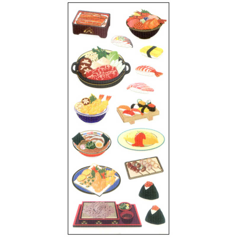 奥山商会 奥山商会 和風シール 日本食 JQ334 JQ334
