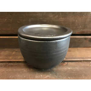 ヤマ庄陶器 おひつ 1合 Hangout Rice container ブラック HG7B