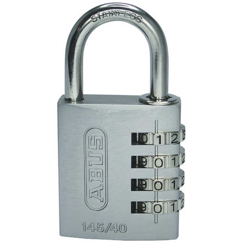 ABUS ABUS ナンバー可変式ステンレスシャックル南京錠 145IB-40 シルバー 145IB-40-SI 145IB40SI 145IB40SI