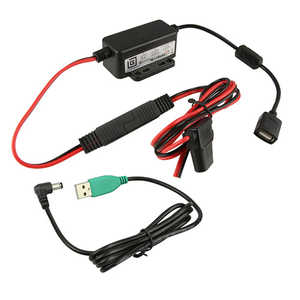 RAMMOUNTS コンバーター付L字DCケーブル (DC10-30V→DC5-9V) RAM-GDS-V7B1U RAMMOUNTS コンバーター付L字DCケーブル (DC10-30V→DC5-9V) RAM-GDS-V7B1U