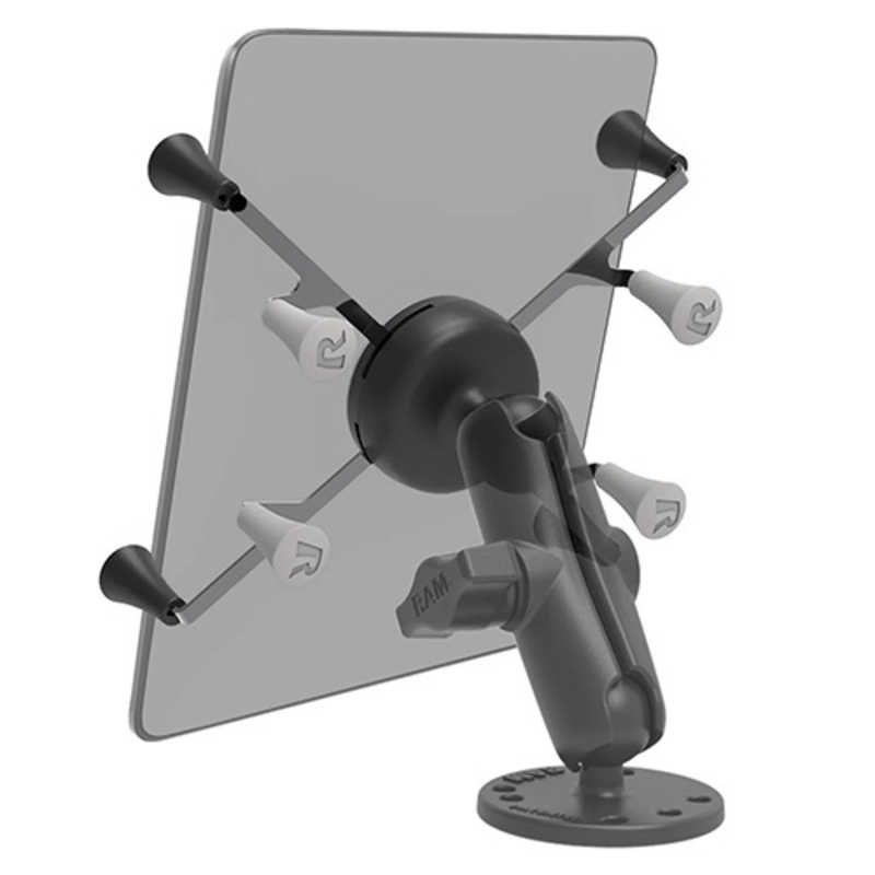 RAMMOUNTS RAMMOUNTS Xグリップ(L)タブレットホルダー テザー付 iPad mini他 RAM-HOLUN8BU RAM-HOLUN8BU