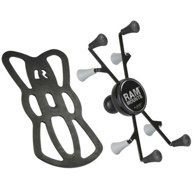 RAMMOUNTS RAMMOUNTS Xグリップ(L)タブレットホルダー テザー付 iPad mini他 RAM-HOLUN8BU RAM-HOLUN8BU