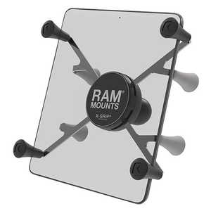 RAMMOUNTS Xグリップ(L)タブレットホルダー テザー付 iPad mini他 RAM-HOLUN8BU
