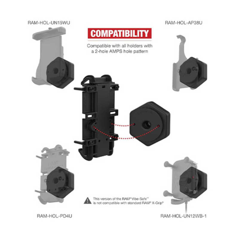 RAMMOUNTS RAMMOUNTS スマートフォン 防振アダプター RAP-462NPT RAP-462NPT