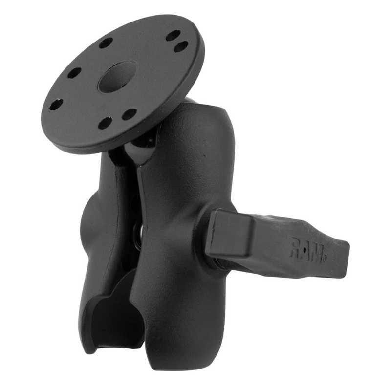 RAMMOUNTS RAMMOUNTS ダブルソケットアーム丸ボールプレート付 (1.5インチ) RAM-103U-B RAM-103U-B