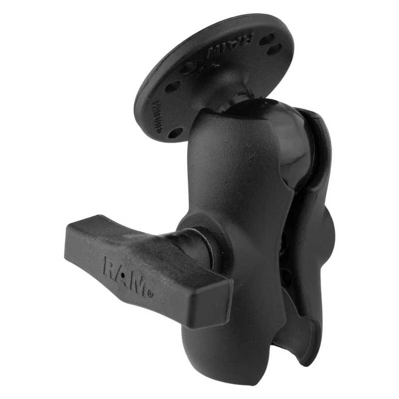 RAMMOUNTS RAMMOUNTS ダブルソケットアーム丸ボールプレート付 (1.5インチ) RAM-103U-B RAM-103U-B