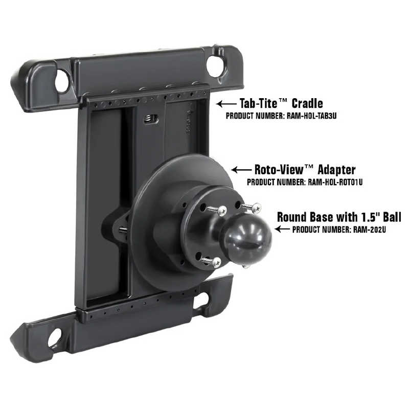 RAMMOUNTS RAMMOUNTS ロトビューアダプター AMPSホールパターン RAMHOLROTO1U RAMHOLROTO1U