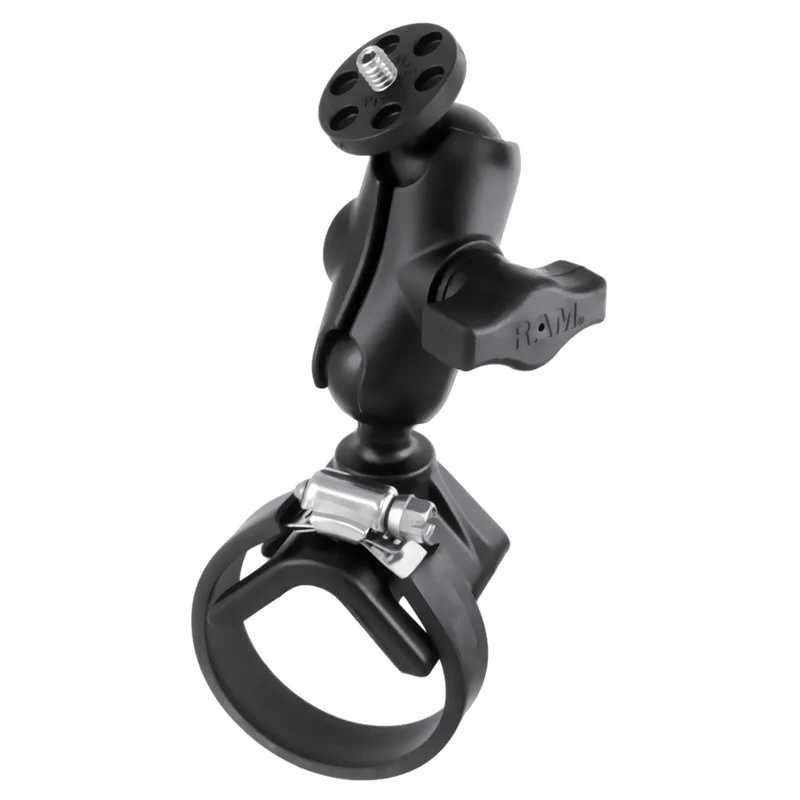 RAMMOUNTS RAMMOUNTS カメラマウント＆ベルトクランプベースセット ショートアーム φ25.4-53.3mm対応 1インチボール RAMB108BA366U RAMB108BA366U