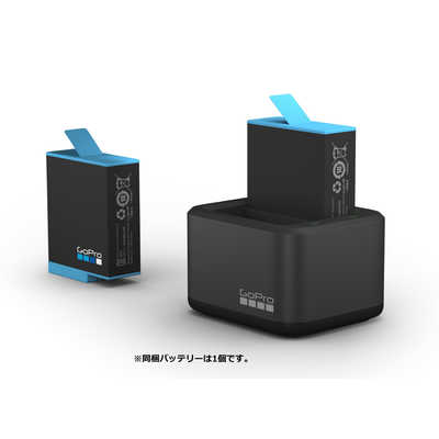 ゴープロ GOPRO デュアルバッテリーチャージャー+バッテリー for