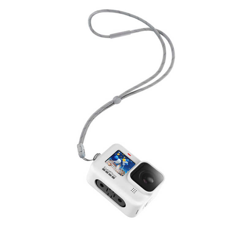 ゴープロ GOPRO ゴープロ GOPRO スリーブ+ランヤード for HERO9 Black ホワイト ADSST-002 ADSST-002