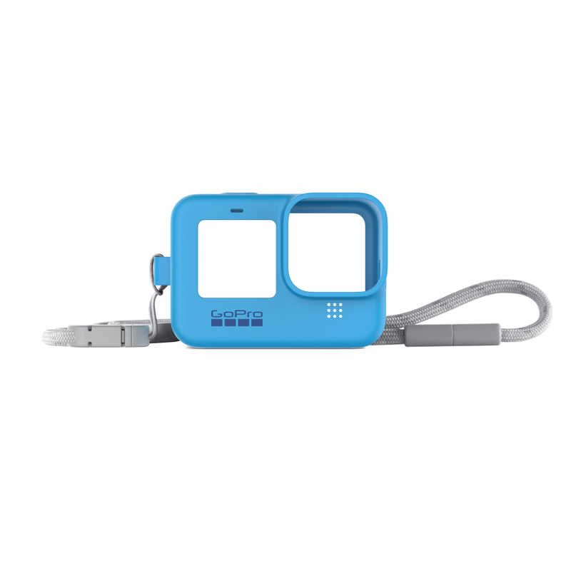 ゴープロ GOPRO ゴープロ GOPRO スリーブ+ランヤード for HERO9 Black ブルー ADSST-003 ADSST-003