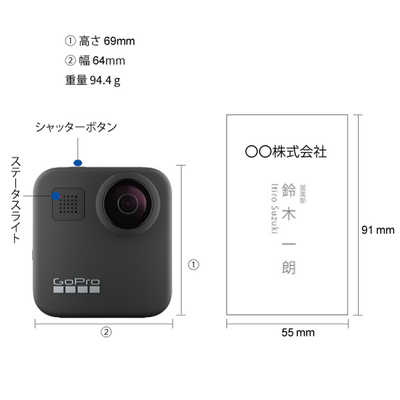 【新品未使用】GoPro MAX CHDHZ-202-FX