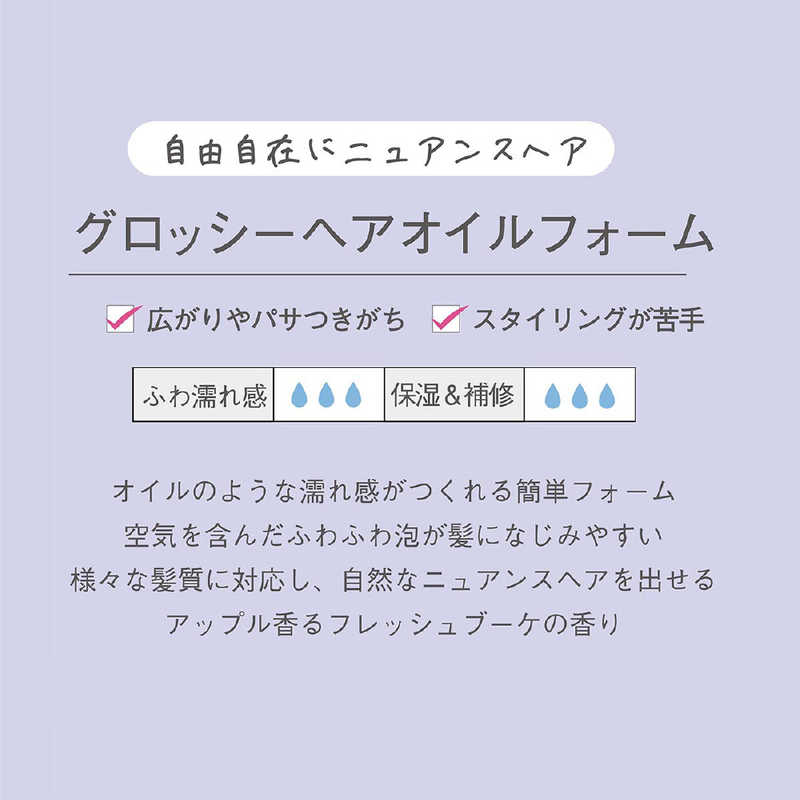 コスメティックローランド コスメティックローランド エアリー&イージー グロッシーオイルフォーム 150ml  