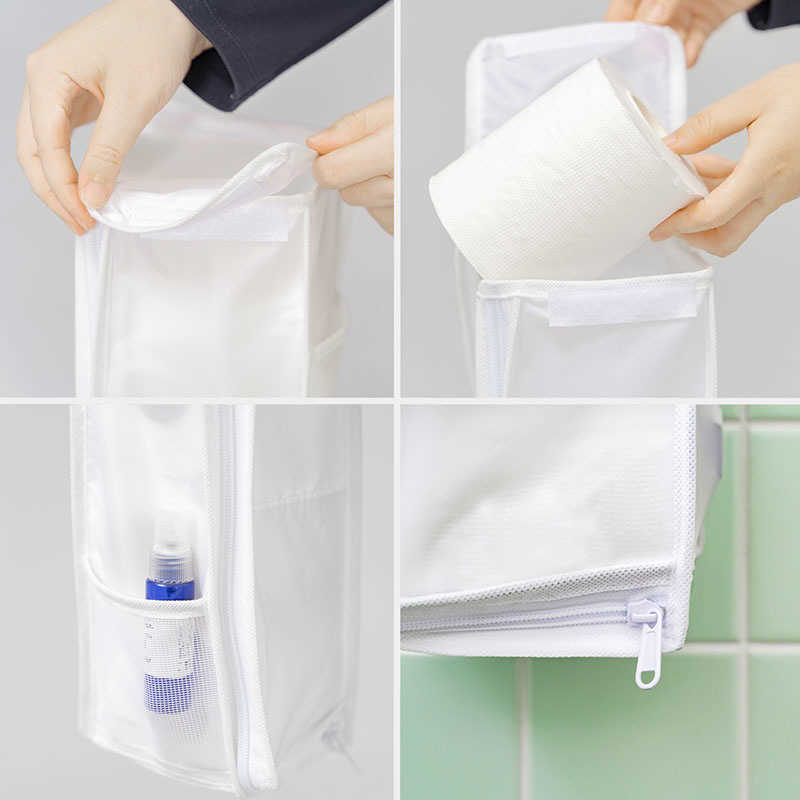 アストロ アストロ 半透明トイレットペーパーストッカー 110-07 110-07