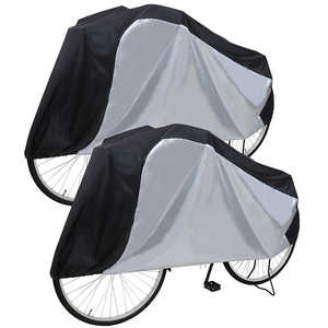 アストロ 自転車カバーセンターブラック2枚組 113-51