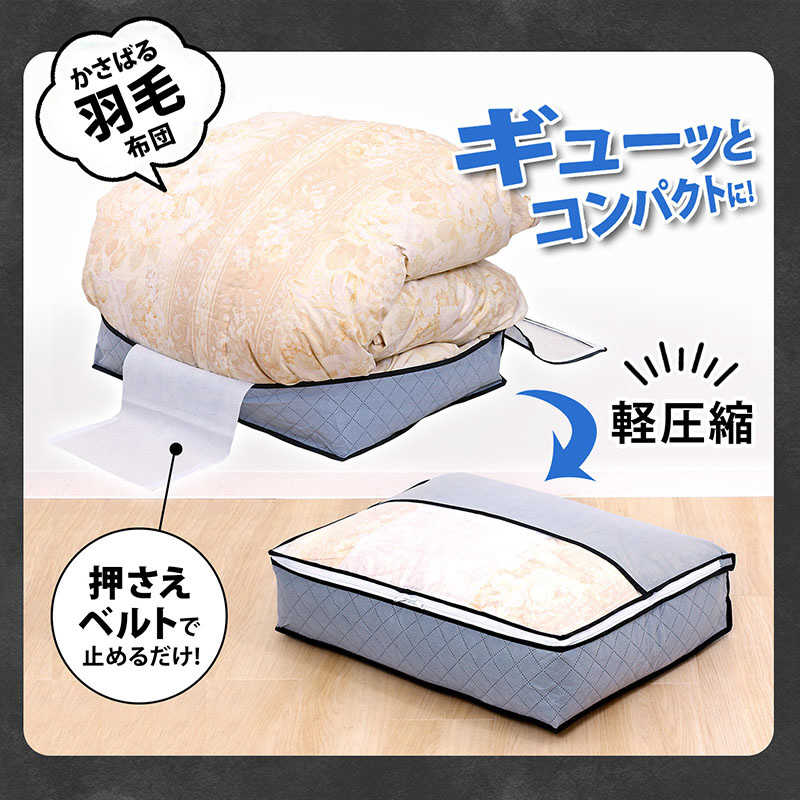 アストロ アストロ 活性炭羽毛布団を薄くしまえるケース 3個組 171-82 171-82