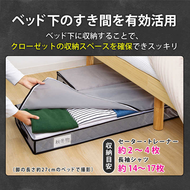 アストロ アストロ 活性炭ベッド下収納ケース スリム 171-86 171-86
