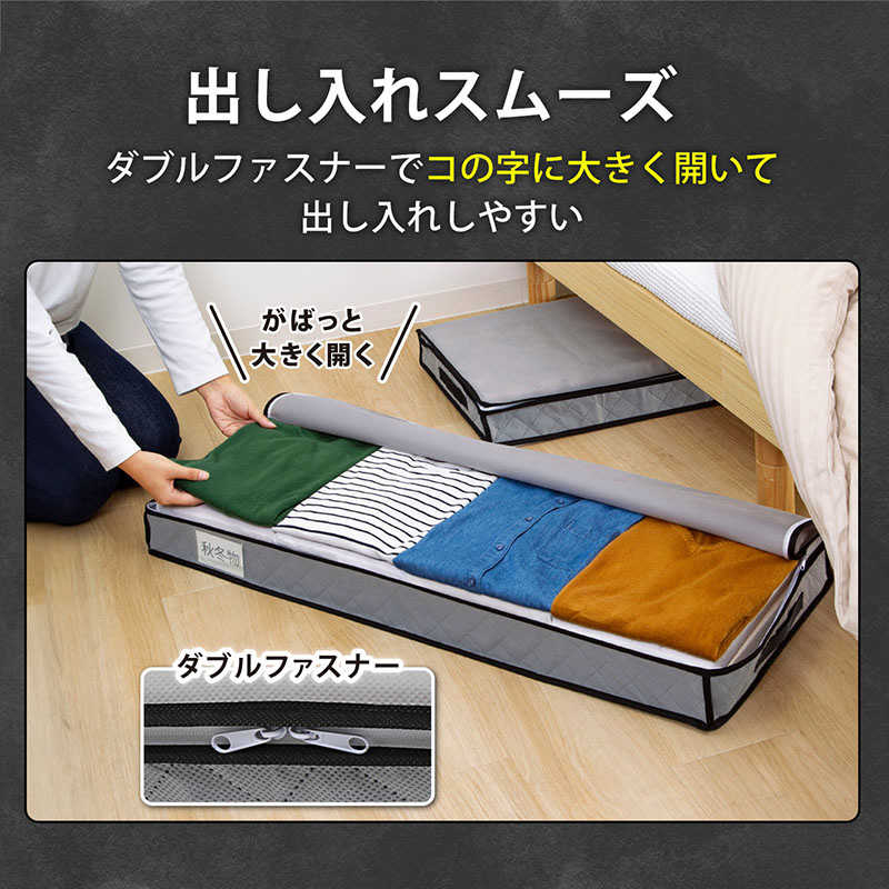 アストロ アストロ 活性炭ベッド下収納ケース スリム 171-86 171-86