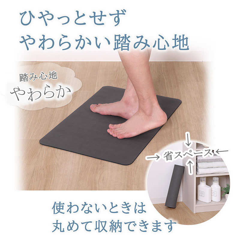 アストロ アストロ 珪藻土入りソフトバスマット グレー 333-22 333-22