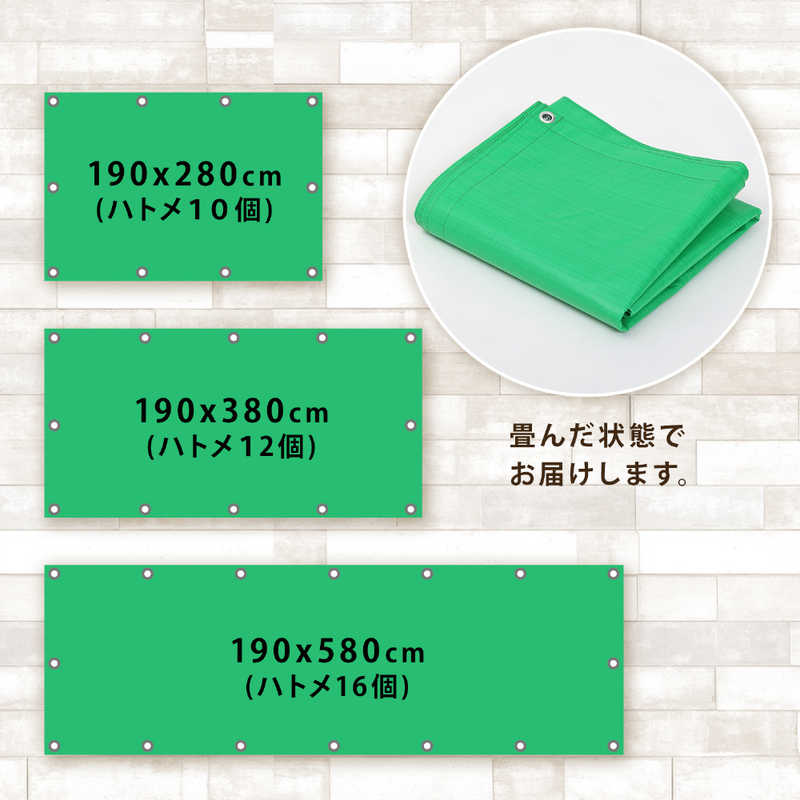 アストロ アストロ ハトメ付きグリーンシート 190×280cm 505-17 505-17