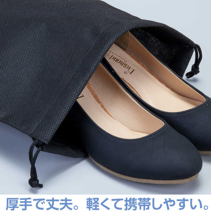アストロ アストロ シューズケース 巾着袋 ブラック75g 605-31 605-31