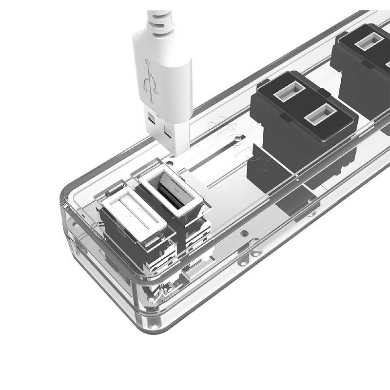 トップランド トップランド USBゲート搭載コンセント4個口タップ1.5m ホワイト [1.5m /4個口 /2ポート /スイッチ無] GT415-WT GT415-WT