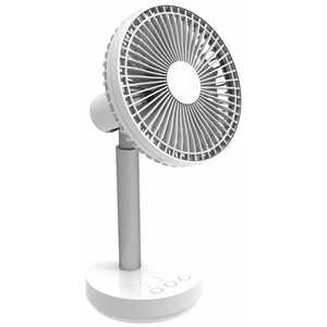 トップランド 卓上扇風機 どこでもFAN（どこでもファン） ホワイト SFDFK10