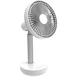 トップランド 卓上扇風機 DCモーター搭載 (省エネタイプ) 自動首振り機能あり どこでもFANTASTIC ホワイト SFDFK18-WT トップランド 卓上扇風機 DCモーター搭載 (省エネタイプ) 自動首振り機能あり どこでもFANTASTIC ホワイト SFDFK18-WT