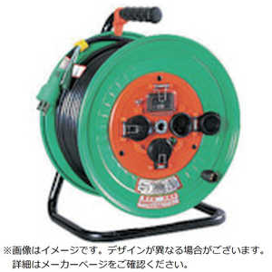 日動工業 日動電工ドラム防雨防塵型100Vドラムアｰス付漏電遮断器付30mNWEB33F  NWEB33F