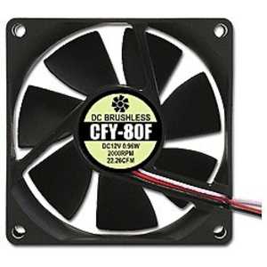 アイネックス ケースファン(80mm･標準タイプ) CFY-80F