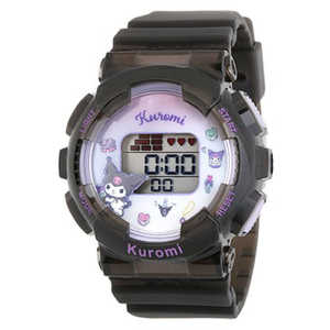 サンフレイム サンリオ キャラクターズウォッチ デジタル クロミ/ブラック CR3C0003-KUB