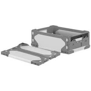 岐阜プラスチック工業 リス 内倒れ式折りたたみコンテナ 611587 LT-RS-SS26グレー/グレー525×350×181 グレー LTRSSS26GYGY525X350X 岐阜プラスチック工業 リス 内倒れ式折りたたみコンテナ 611587 LT-RS-SS26グレー/グレー525×350×181 グレー LTRSSS26GYGY525X350X